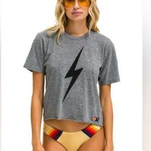 Aviator nation cropped Tee